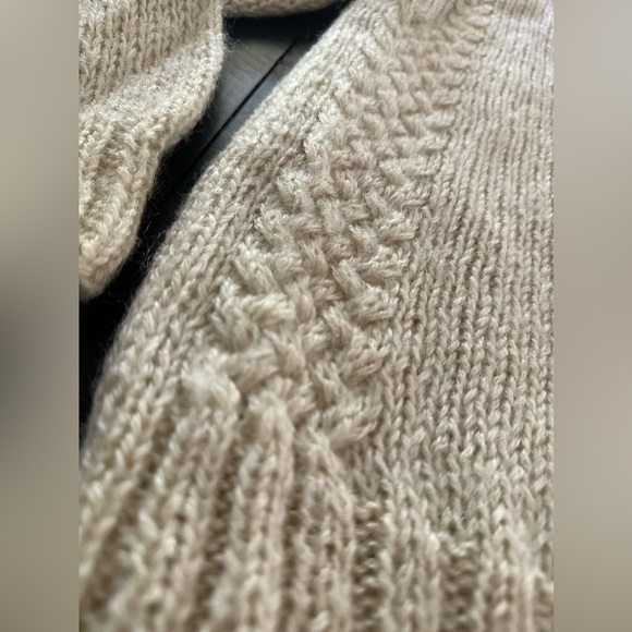 Vintage Beldoch Popper hand knitted Sweater Sz L - Picture 6 of 12